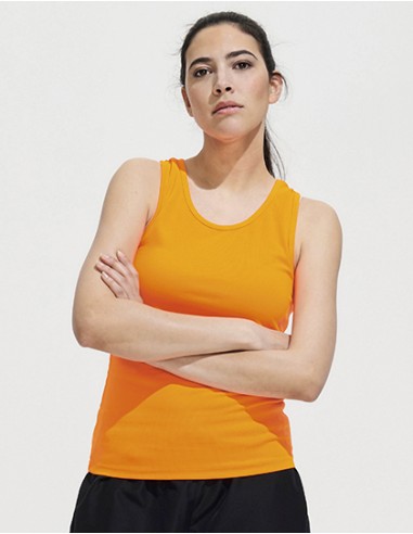 S-02117-Womens Sports Tank Top Sporty
